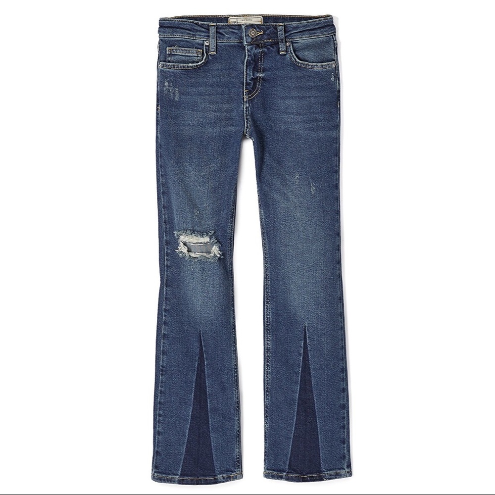 Free people cropped flare jeans